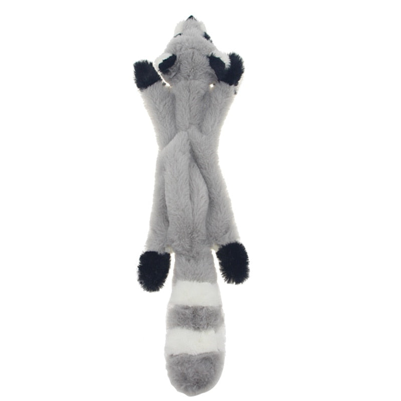 Jouet peluche couinante pour chien – Lapin, loup ou écureuil