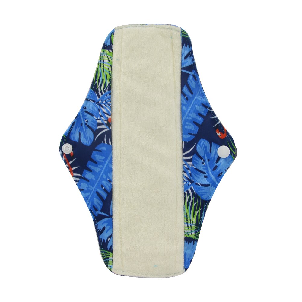 Protège-slip lavable Ohbabyka charbon de bambou – Serviette réutilisable