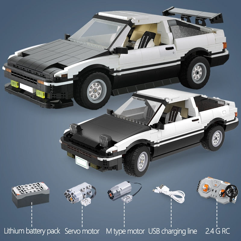 Voiture de course RC Cada 1234 pièces – Drift télécommandé blocs techniques