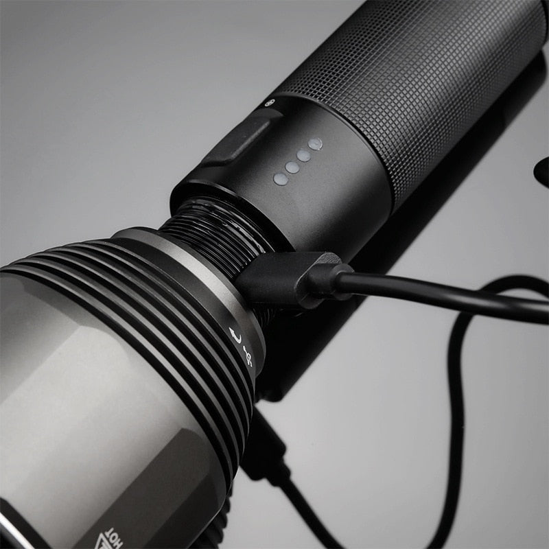 Lampe torche LED rechargeable Nextool 2000 lm – IPX7, 5000 mAh, USB-C