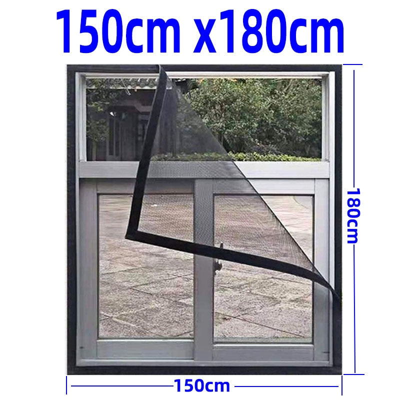 Moustiquaire fenêtre invisible lavable et personnalisable