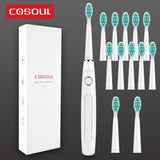 Dentists Recommend Professional Sonic Electric Toothbrush 5 Modes Protect Gums Rechargeable Waterproof Toothbrush Box as Gift