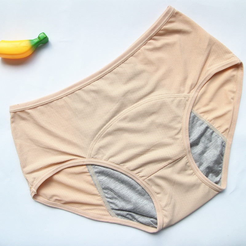 Culotte menstruelle grande taille L-5XL taille haute – Anti-fuite respirante