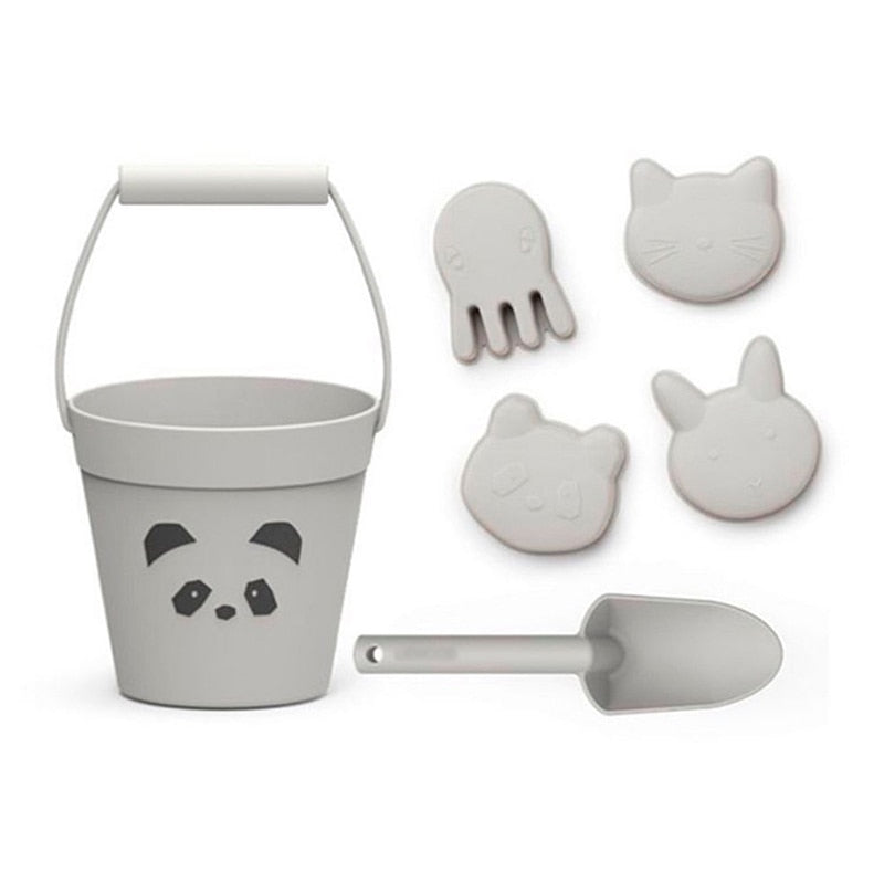Jouet de plage pour enfant – Moules à sable animaux et accessoires bain