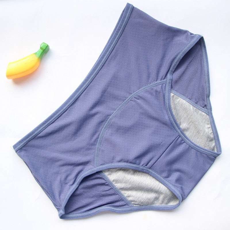 Culotte menstruelle grande taille L-5XL taille haute – Anti-fuite respirante