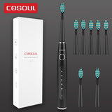 Dentists Recommend Professional Sonic Electric Toothbrush 5 Modes Protect Gums Rechargeable Waterproof Toothbrush Box as Gift