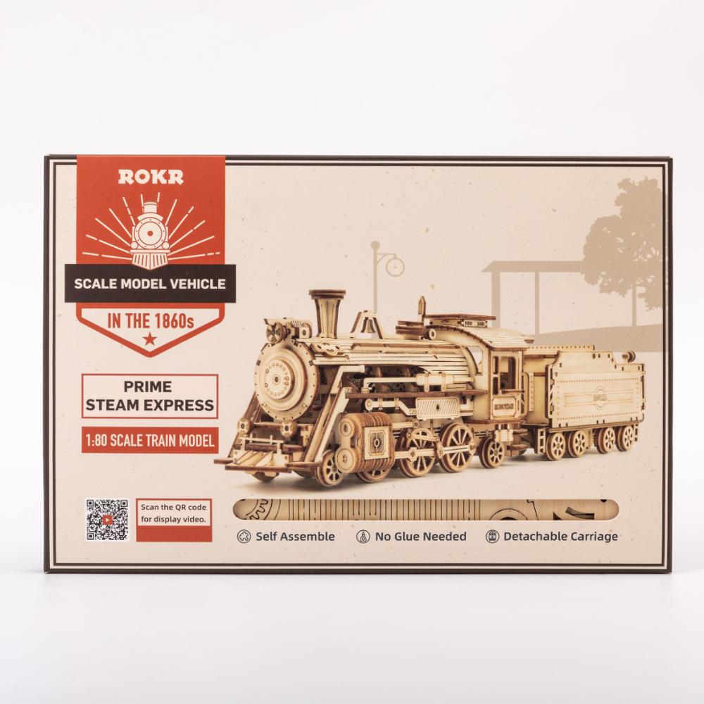 Puzzle 3D en bois Robotime – Maquette véhicule à assembler pour ados