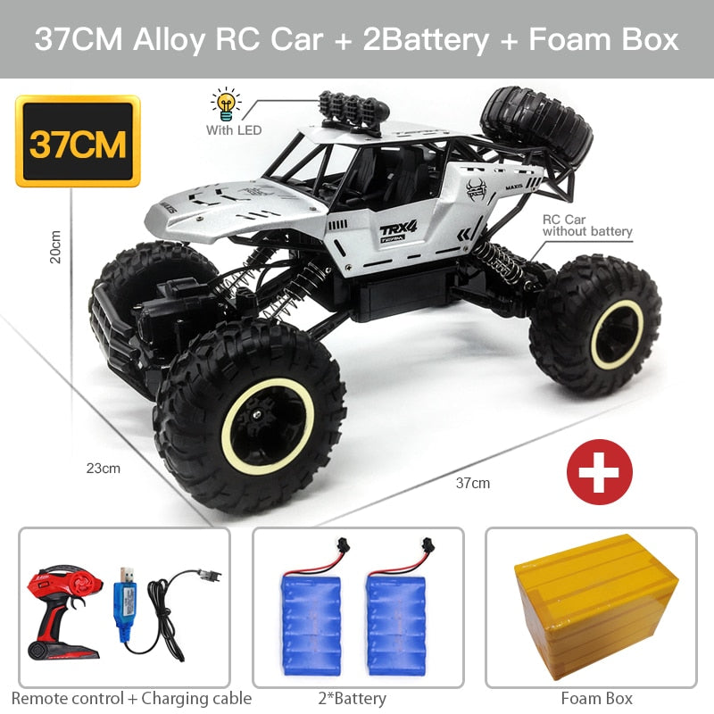 Voiture télécommandée LED 2,4 GHz tout-terrain – Camion jouet garçon