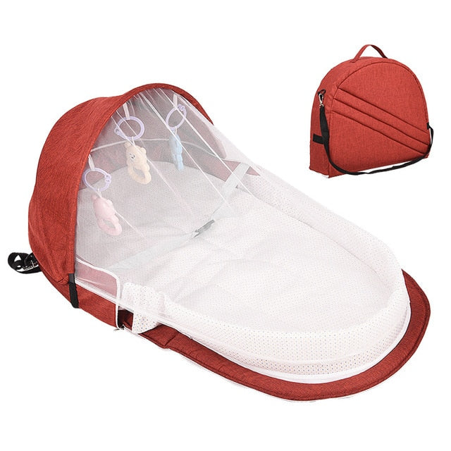 Lit bébé portable pliable avec moustiquaire pour voyage