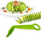 5Pcs Vegetable Fruit Slicer Manual Spiral Screw Slicer Potato Cutting Device Cut Fries Cut Manual Potato Cutter Kitchen Tools