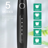 Dentists Recommend Professional Sonic Electric Toothbrush 5 Modes Protect Gums Rechargeable Waterproof Toothbrush Box as Gift