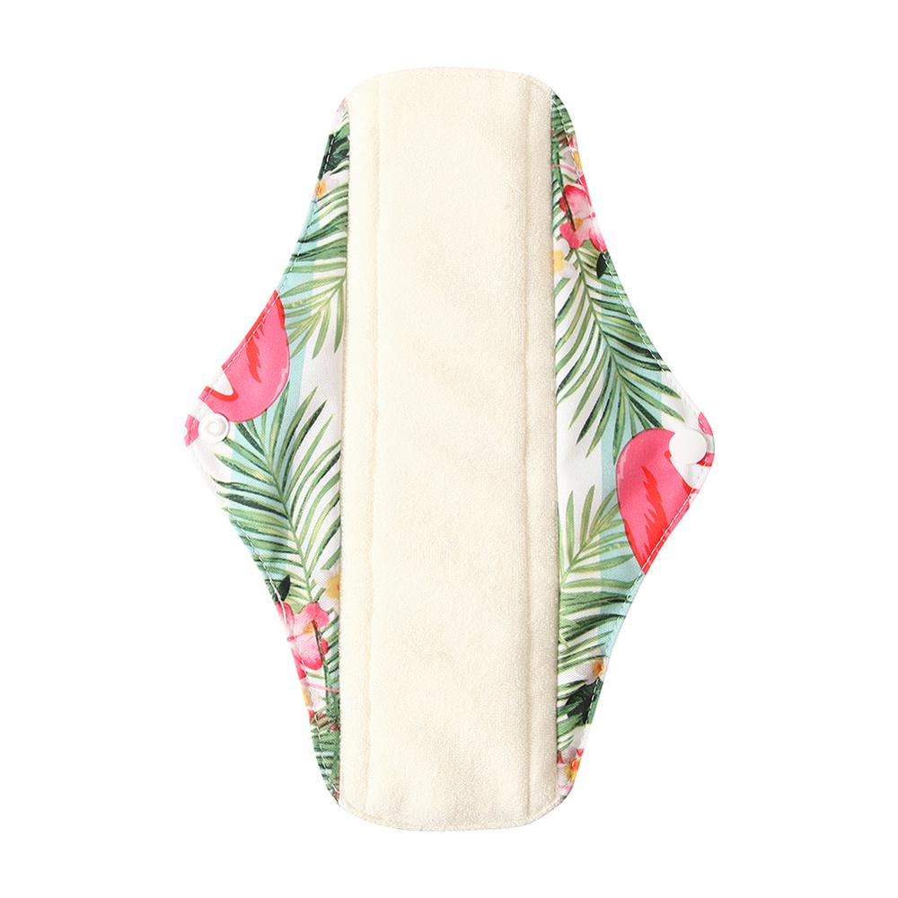 Protège-slip lavable Ohbabyka charbon de bambou – Serviette réutilisable