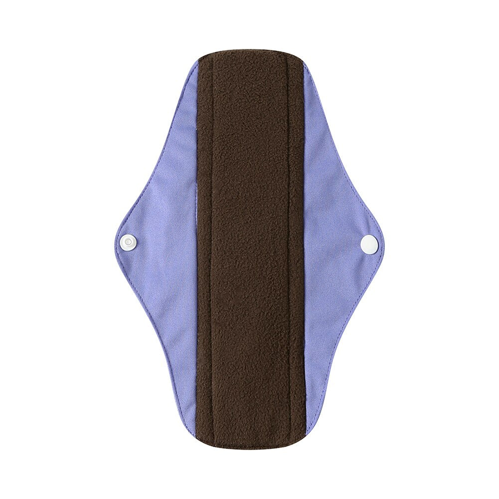 Protège-slip lavable Ohbabyka charbon de bambou – Serviette réutilisable