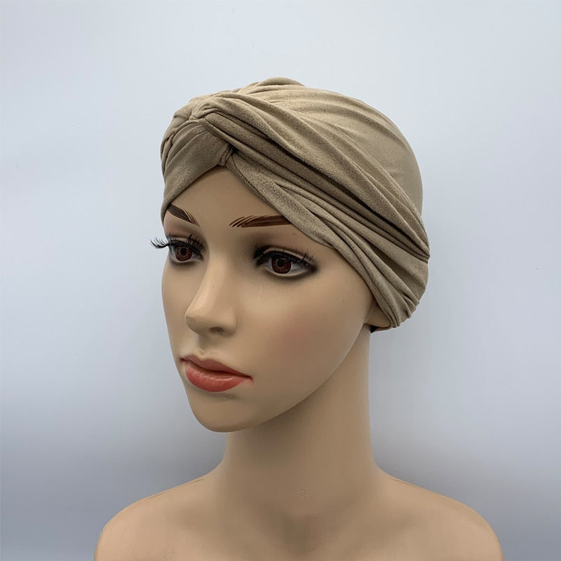 Turban Suédine Femme Africain - Hijab Foulard Tête 2