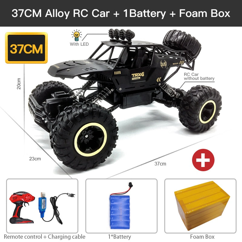 Voiture télécommandée LED 2,4 GHz tout-terrain – Camion jouet garçon