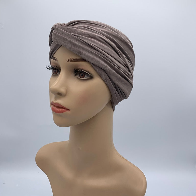 Turban Suédine Femme Africain - Hijab Foulard Tête 2