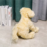 Lifelike Golden Retriever Toy Stuffed simulation Labrador Dog Animals Smart dog PLush DOll toys for Chidren Pet Toy Club Gift
