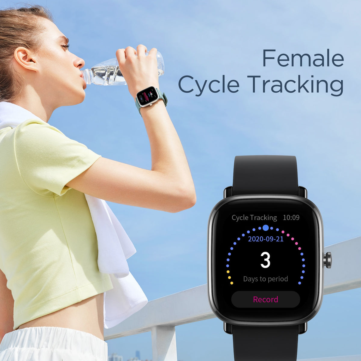 Montre connectée Amazfit GTS 2 Mini GPS AMOLED – 70 sports, iOS/Android