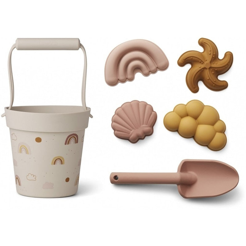 Jouet de plage pour enfant – Moules à sable animaux et accessoires bain