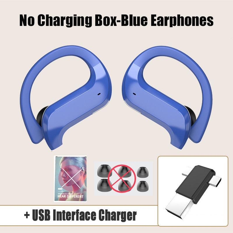 Écouteurs Bluetooth TWS sport imperméables avec micro et contrôle tactile