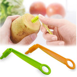 5Pcs Vegetable Fruit Slicer Manual Spiral Screw Slicer Potato Cutting Device Cut Fries Cut Manual Potato Cutter Kitchen Tools