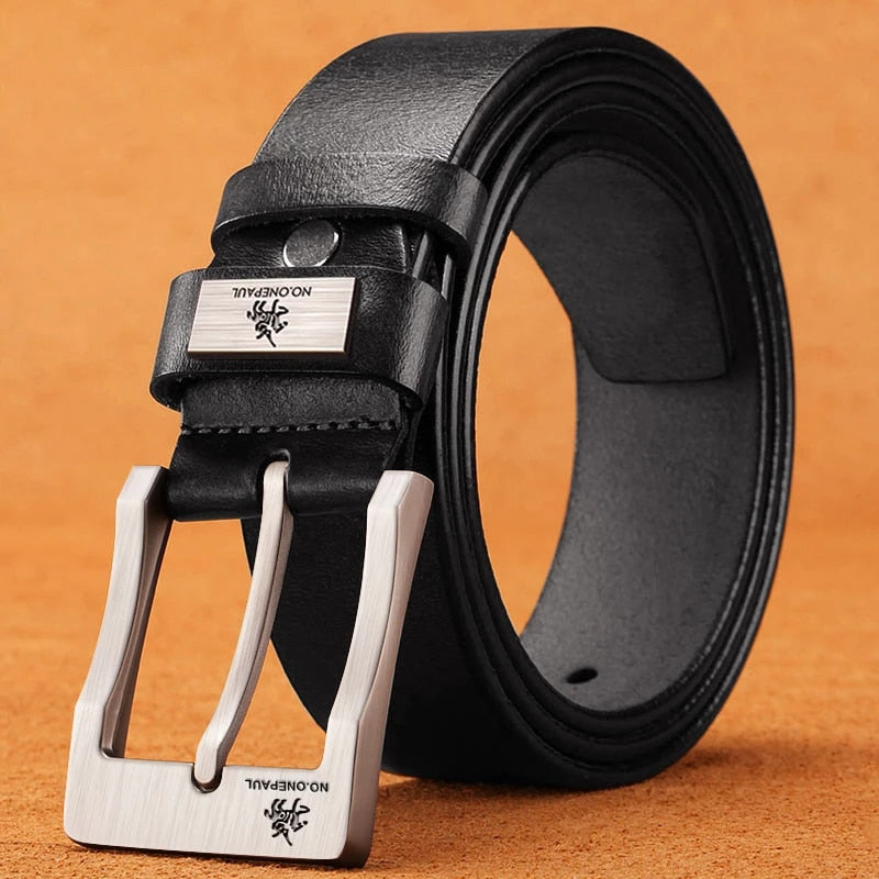 Ceinture homme Cartelo en cuir de vache – Boucle ardillon grande taille