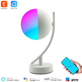 Lampe Intelligente de Bureau 16 millions de Couleurs Minuterie de Contrôle Sans Fil Alexa Compatible Veilleuse Magique pour Maison Intelligente Tuya Smart APP WiFi