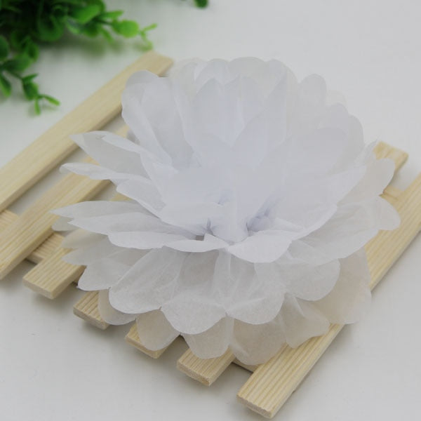 Pompons en papier de soie multicolores 10/15/20 cm – Décoration fête