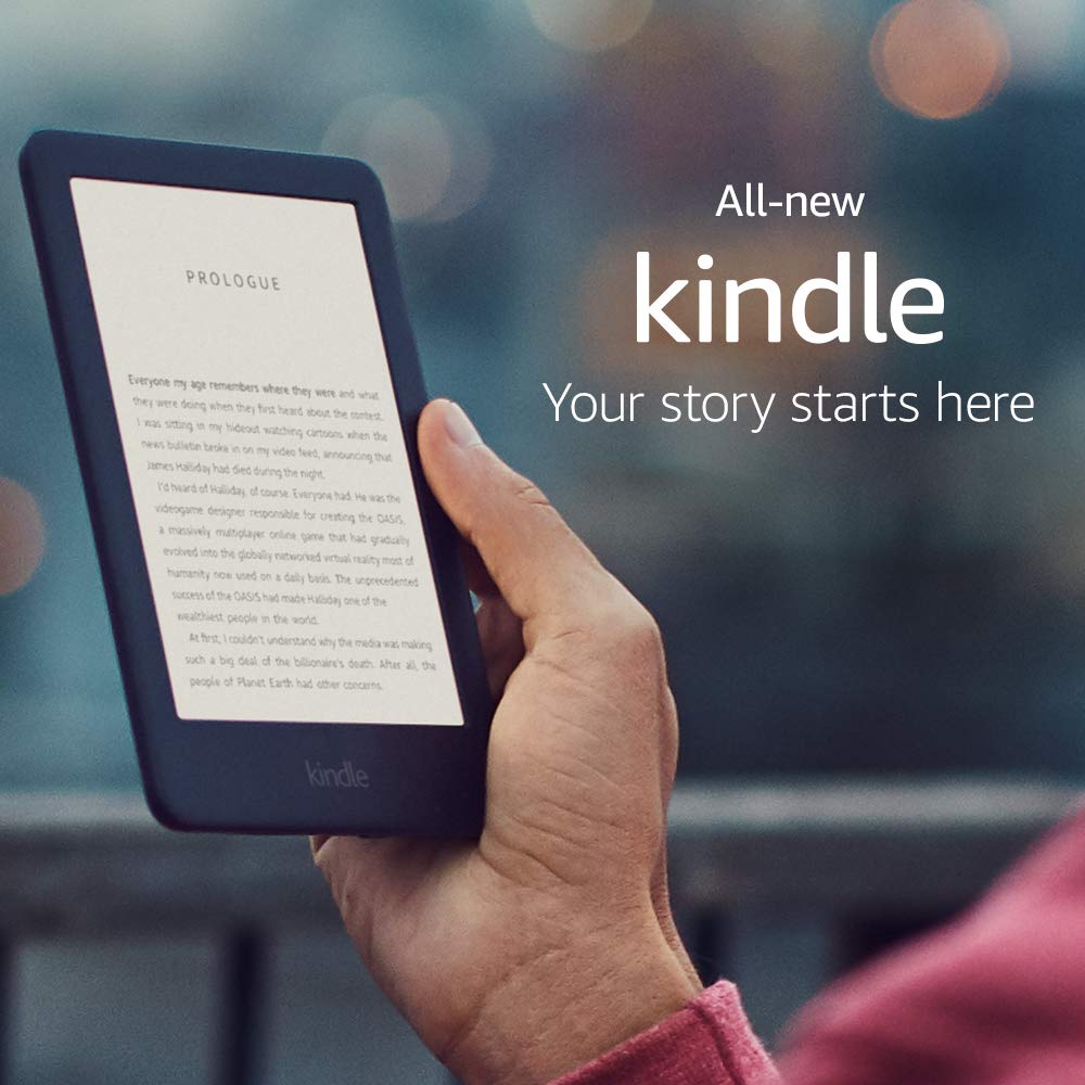 Liseuse Kindle 2019 avec éclairage intégré – WiFi, 4 Go, écran 6 pouces