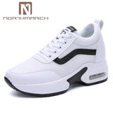 NORTHMARCH 2021 New Platform Sneakers Shoes Breathable Casual Shoes Woman Fashion Height Increasing Ladies Shoes Chaussure Femme
