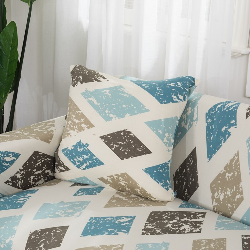 Lot de 2 housses de coussin 45x45 cm assorties canapé et literie