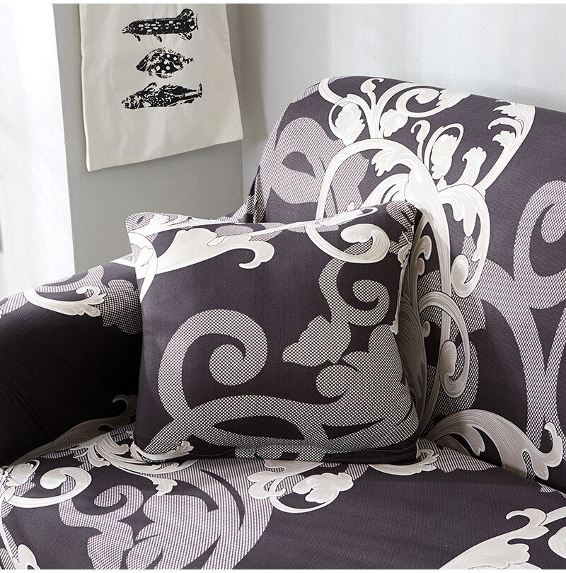 Lot de 2 housses de coussin 45x45 cm assorties canapé et literie
