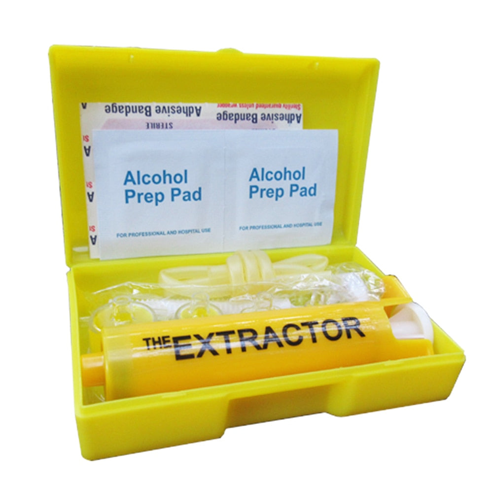Kit de premiers secours morsures – Extracteur de venin serpent et insectes