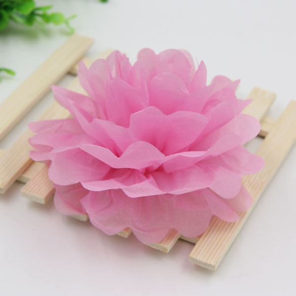 Pompons en papier de soie multicolores 10/15/20 cm – Décoration fête