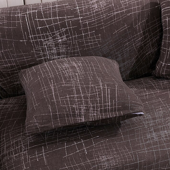 Lot de 2 housses de coussin 45x45 cm assorties canapé et literie