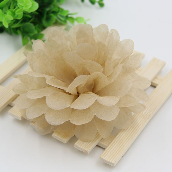 Pompons en papier de soie multicolores 10/15/20 cm – Décoration fête