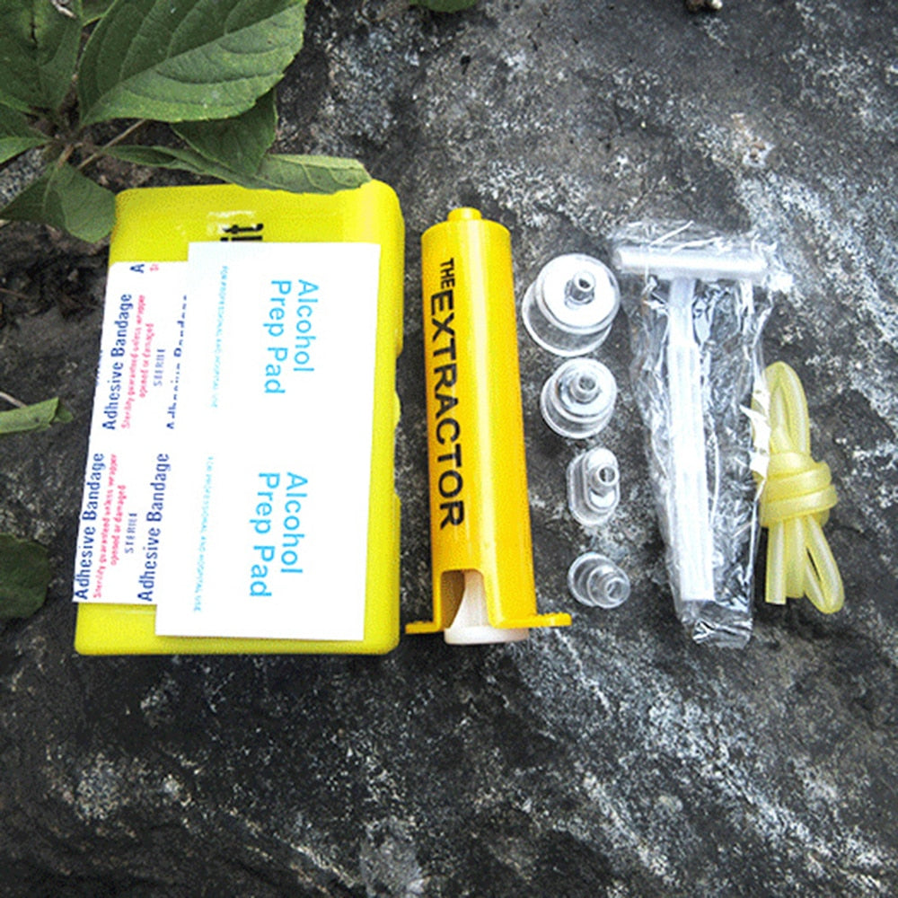 Kit de premiers secours morsures – Extracteur de venin serpent et insectes
