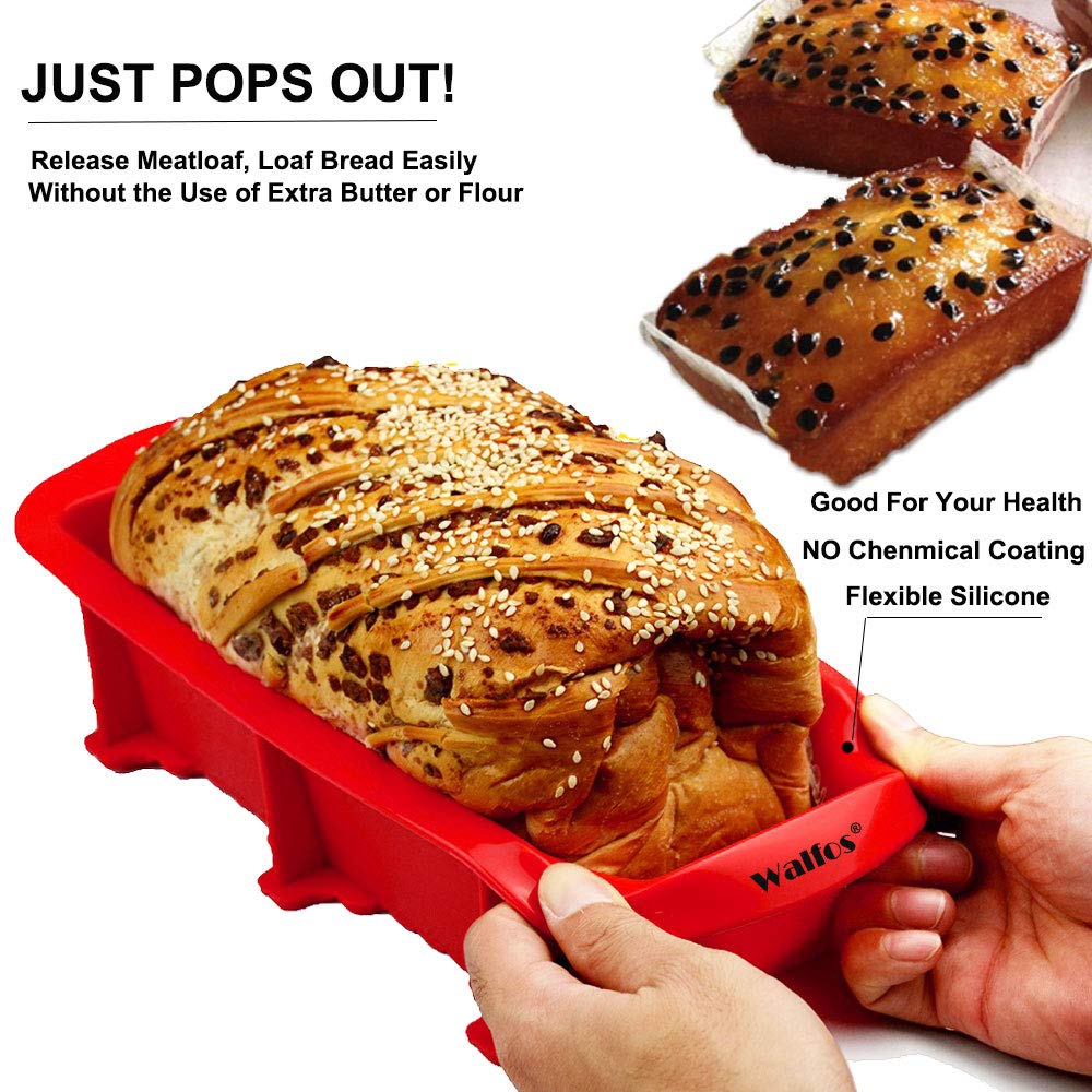 Moule à pain et cake en silicone alimentaire Walfos – Grande taille