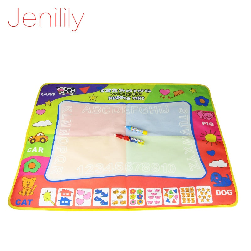 Tapis de dessin à l'eau Jenilily grand format avec 2 stylos magiques
