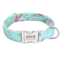 Collier Chien Chat Gravé - Plaque Personnalisée Nylon