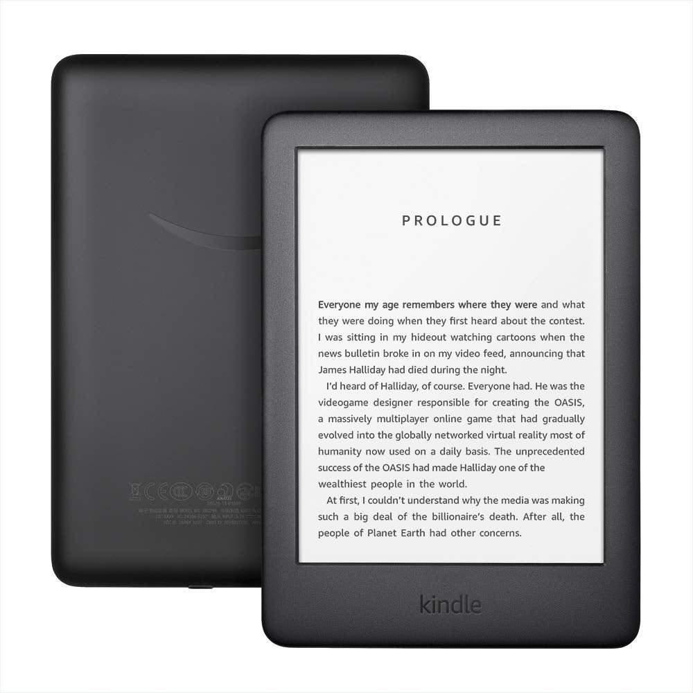 Liseuse Kindle 2019 avec éclairage intégré – WiFi, 4 Go, écran 6 pouces