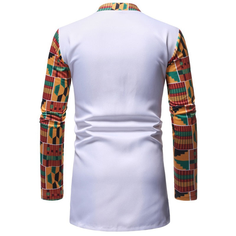 Ensemble Dashiki Homme 2 Pièces - Chemise et Pantalon