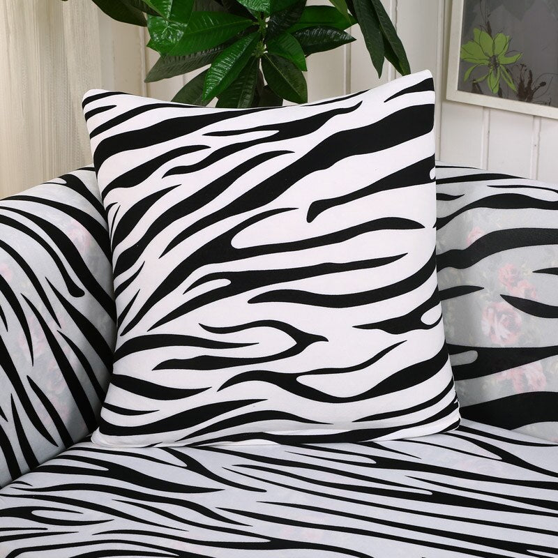 Lot de 2 housses de coussin 45x45 cm assorties canapé et literie
