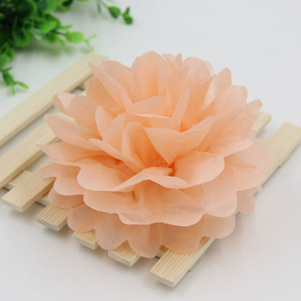 Pompons en papier de soie multicolores 10/15/20 cm – Décoration fête