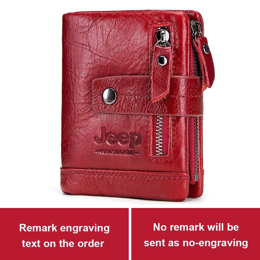 Portefeuille homme cuir véritable avec gravure personnalisée – Porte-monnaie