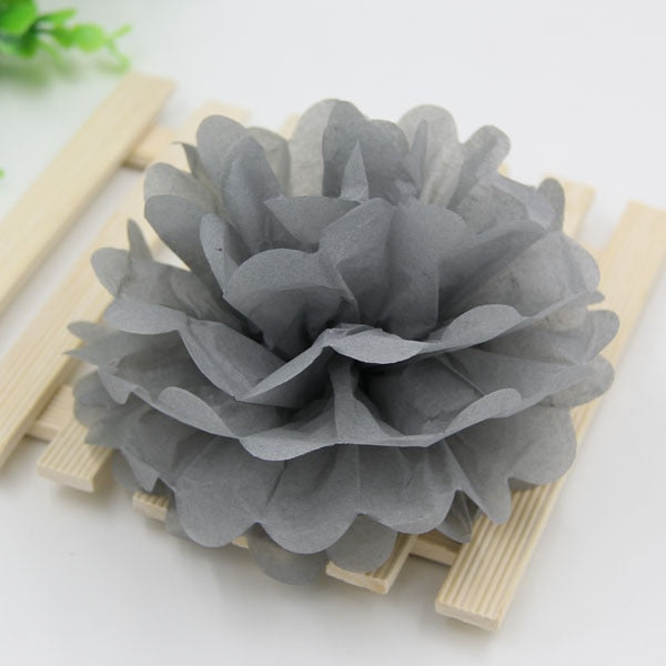 Pompons en papier de soie multicolores 10/15/20 cm – Décoration fête