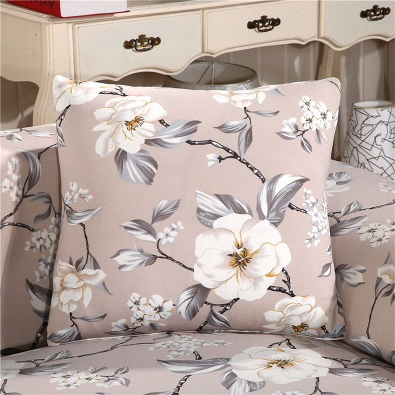 Lot de 2 housses de coussin 45x45 cm assorties canapé et literie