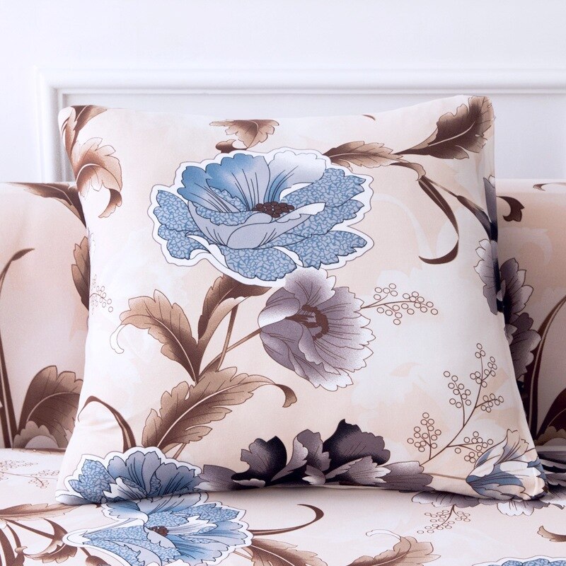 Lot de 2 housses de coussin 45x45 cm assorties canapé et literie