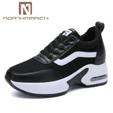NORTHMARCH 2021 New Platform Sneakers Shoes Breathable Casual Shoes Woman Fashion Height Increasing Ladies Shoes Chaussure Femme