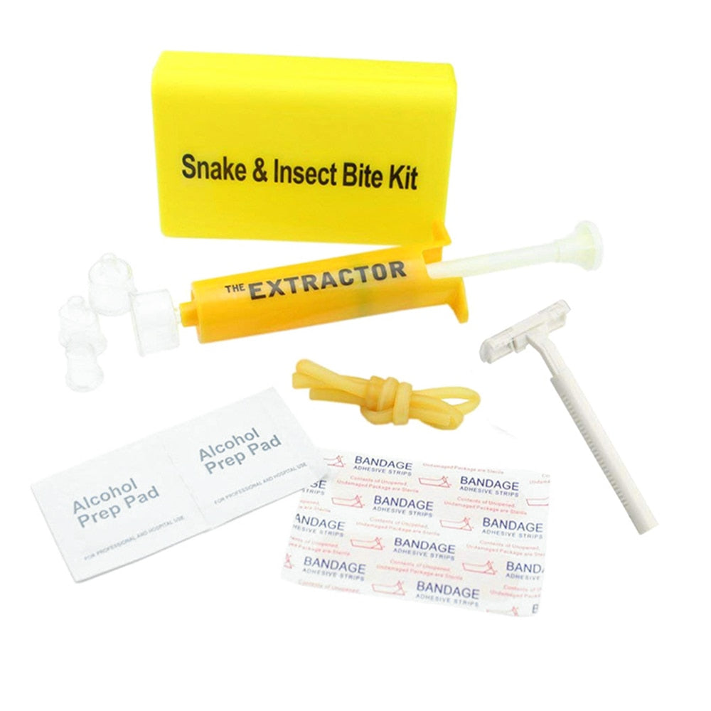 Kit de premiers secours morsures – Extracteur de venin serpent et insectes
